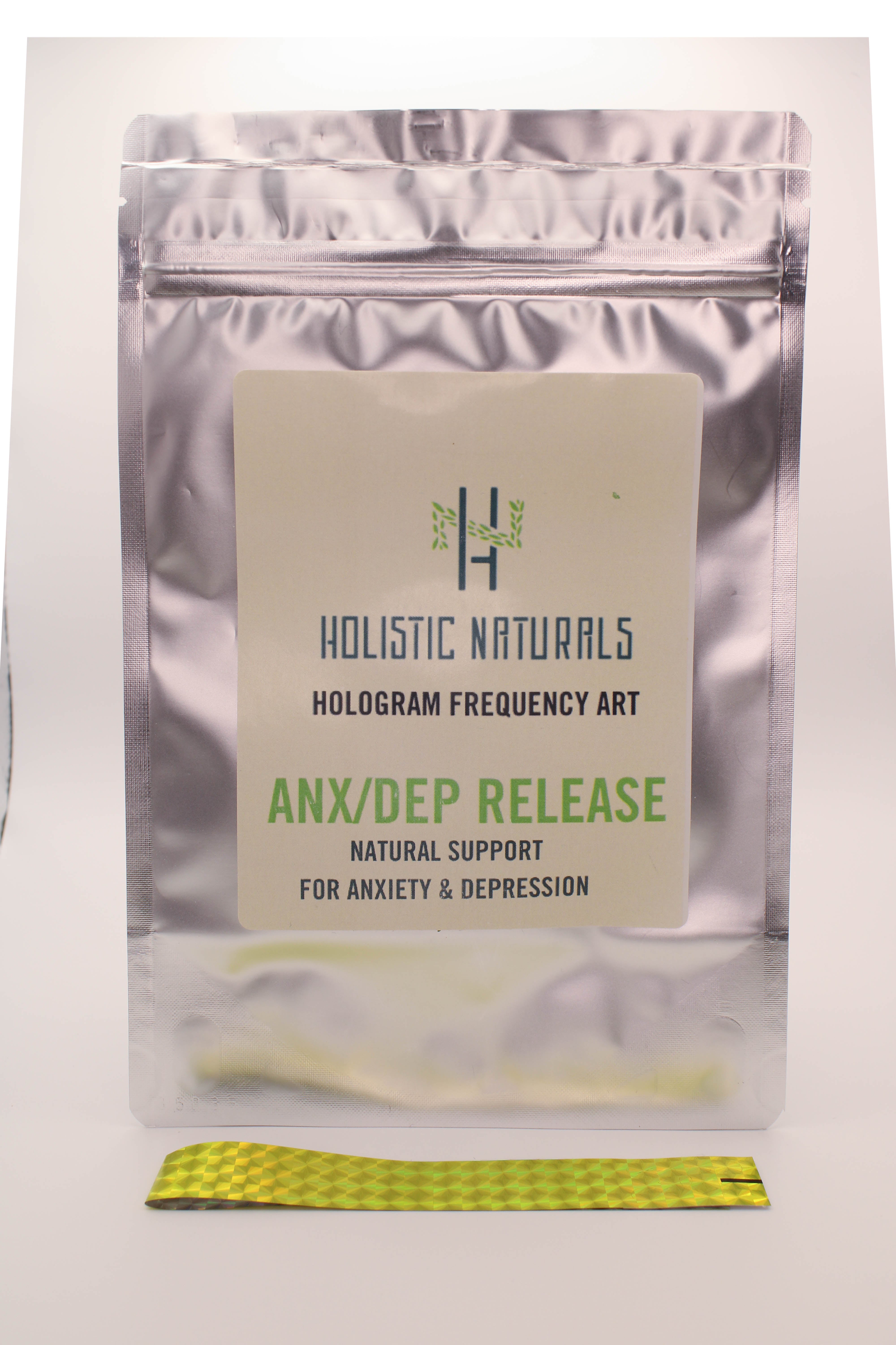 Anxiety/Depression Release Holographic Frequency Art - 5 Pack