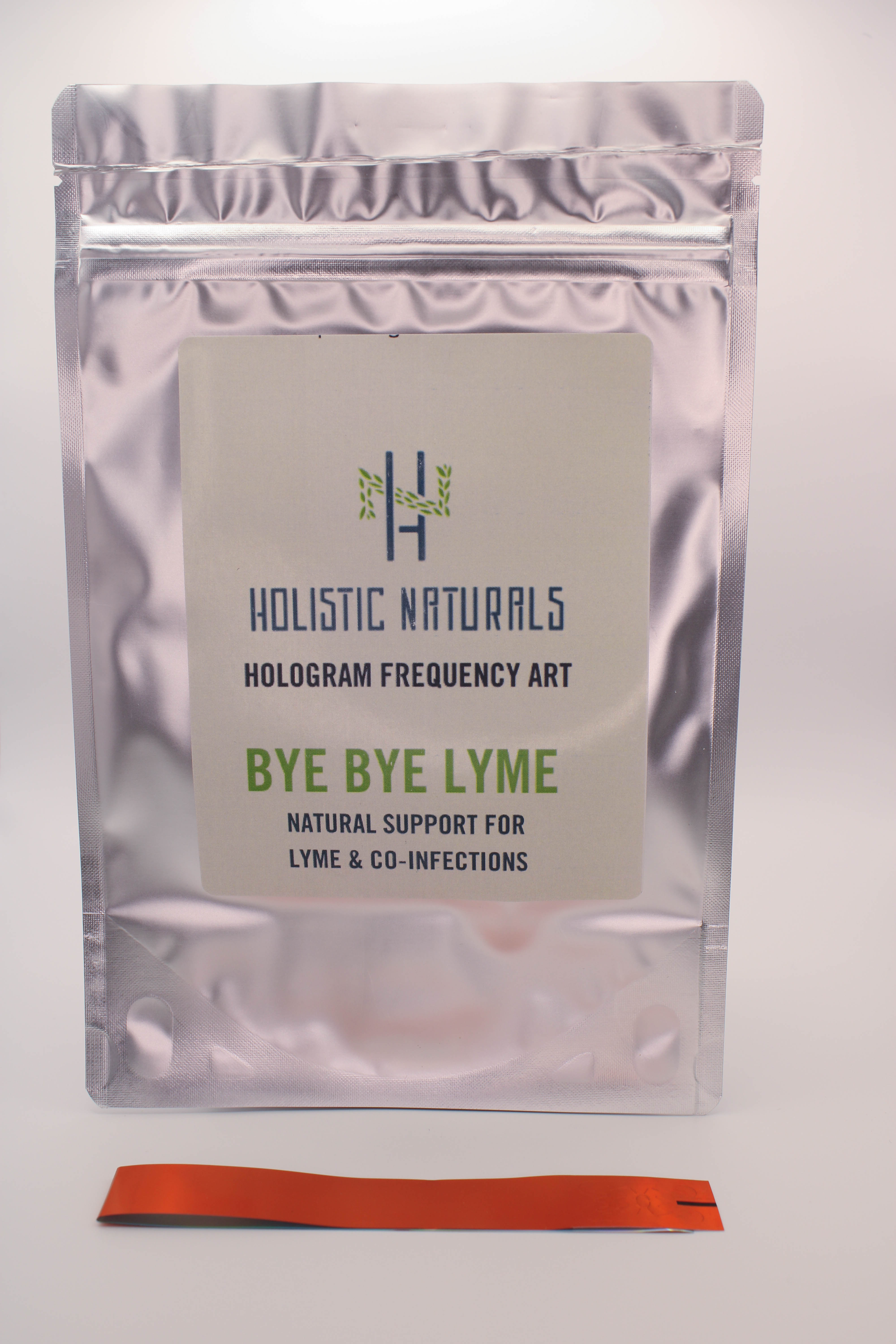Bye Bye Lyme Holographic Frequency Art - 5 Pack