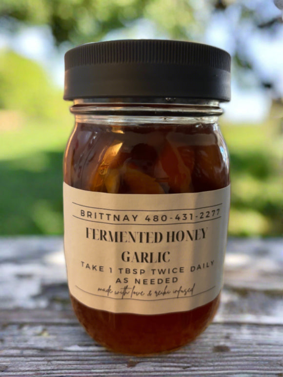 Reiki Infused Fermented Honey Garlic by Brittnay