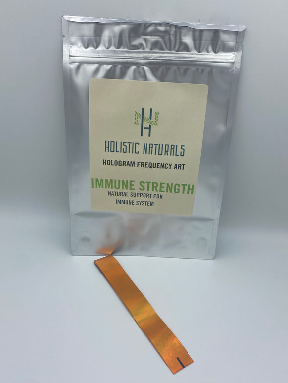 Immune Strength Holographic Frequency Art - 5 Pack