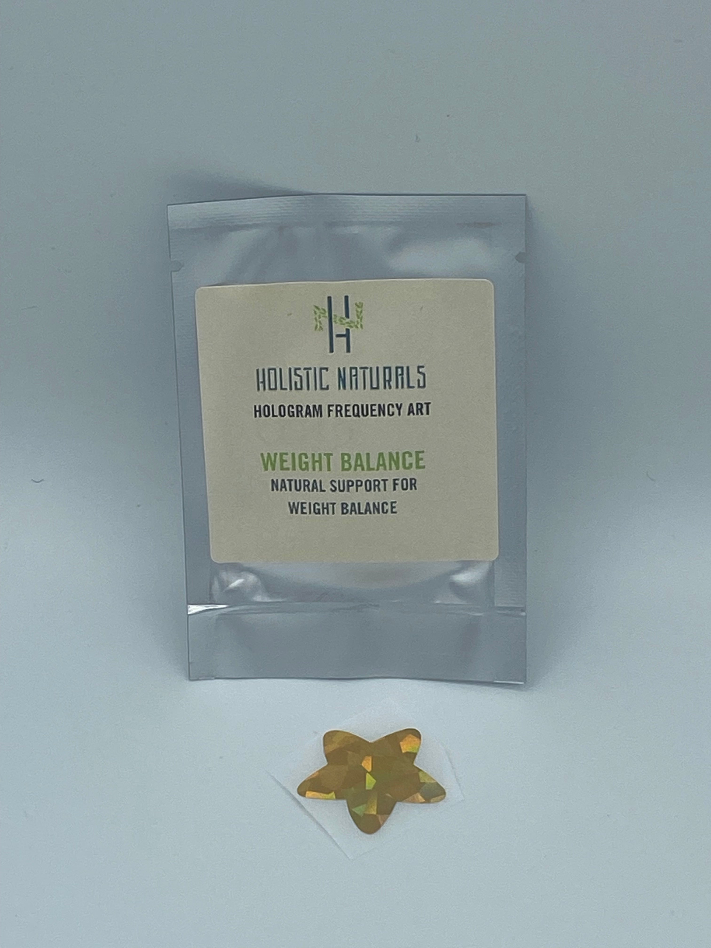 Weight Balance Holographic Frequency Art - 5 Pack